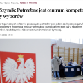 Rp.pl: Potrzebne jest centrum kompetencji do ochrony wyborów
